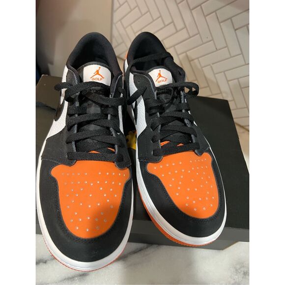 Nike Air Jordan 1 Low G Golf Starfish Black White Men’s 10 DD9315-800 New main image 12